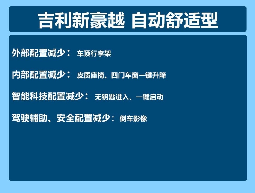 吉利新豪越购车手册：价格实惠空间很大 家用出行可选“它”