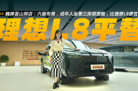 魏牌蓝山探店：六座布局，成年人坐第三排很宽敞，比理想L8便宜！