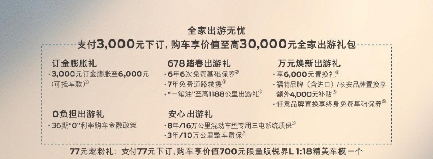 25万级唯一大马力混动7座SUV锐界L启动预售