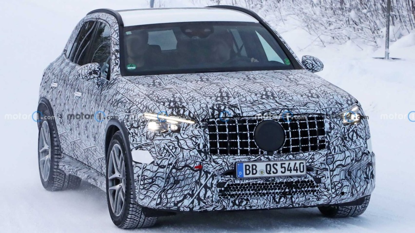 梅赛德斯-AMG GLC 63曝光，搭2.0T插混系统，网友：灵魂何在