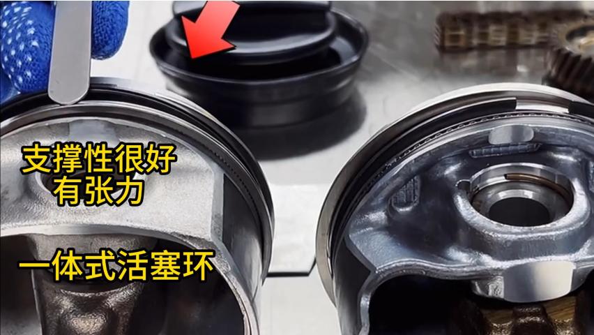 使用改进型活塞环解决发动机烧机油是否比一体环靠谱