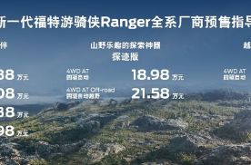 热销全球 福特游骑侠Ranger开启预售 首发版上市