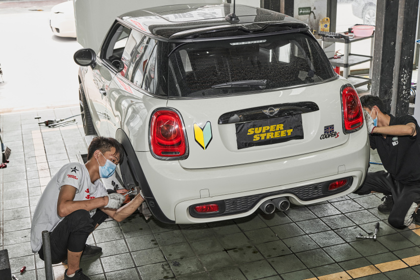 享受驾驶乐趣 MINI F56改装KWSC街道舒适版绞牙避震
