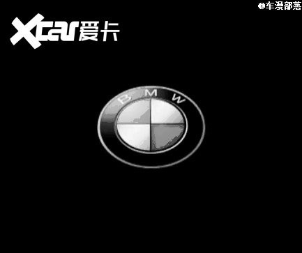 宝马推出极致黑vbx6,晚上看到宝马车标浮空,上下晃动别害怕