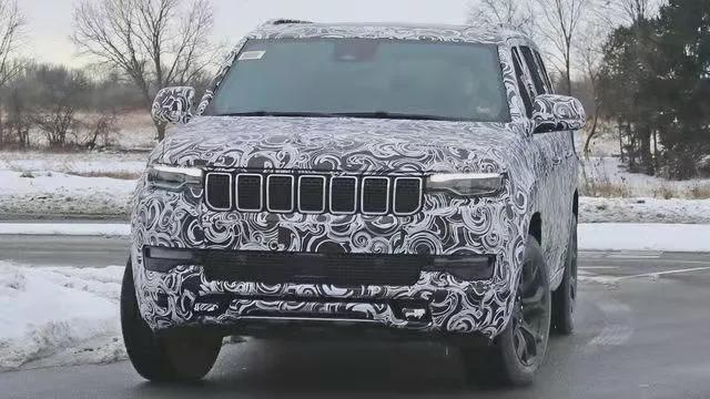 Jeep品牌的天花板！Wagoneer长轴版路试谍照曝光