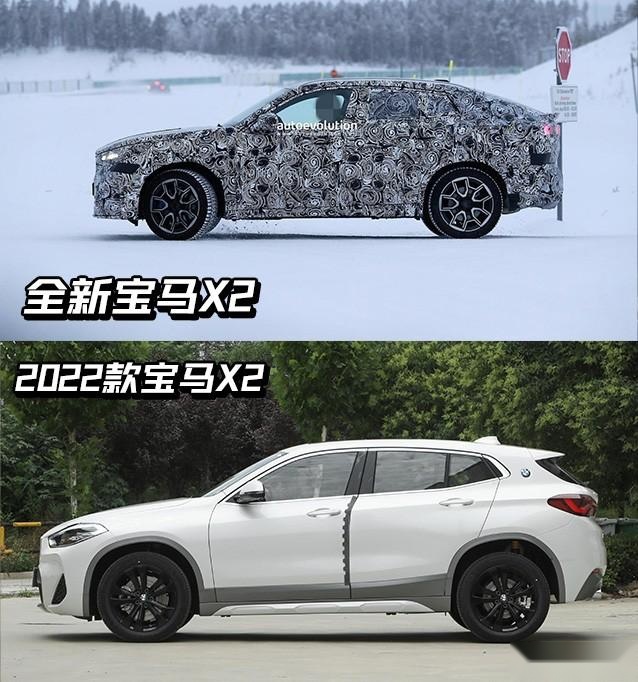 变身小号X6？全新宝马X2 M35i谍照曝光，溜背式造型更动感