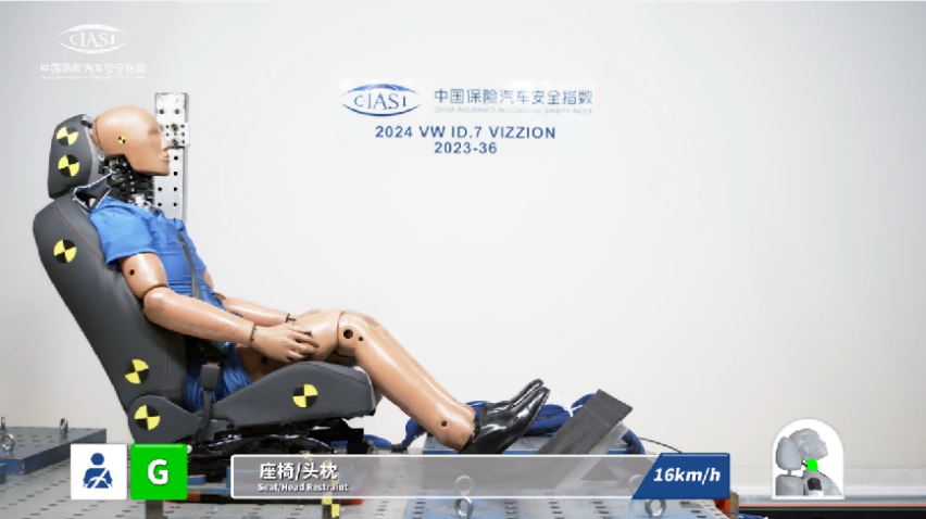碰撞测试0缺陷 一汽-大众ID.7 VIZZION 中保研安全性测试全