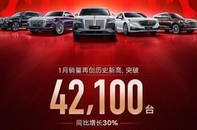 红旗2022年1月开门红 销量超4万辆 期待年销50万辆