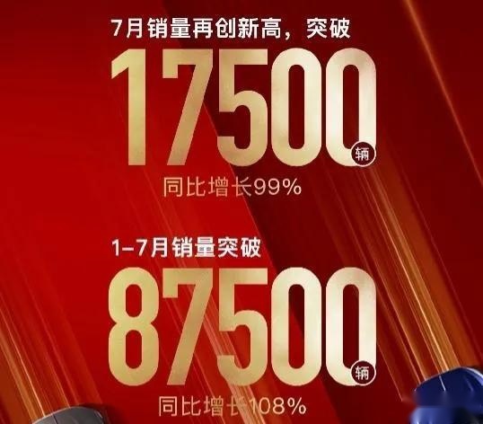 一汽红旗1-7月份累计销量87500辆 完成全年目标43%