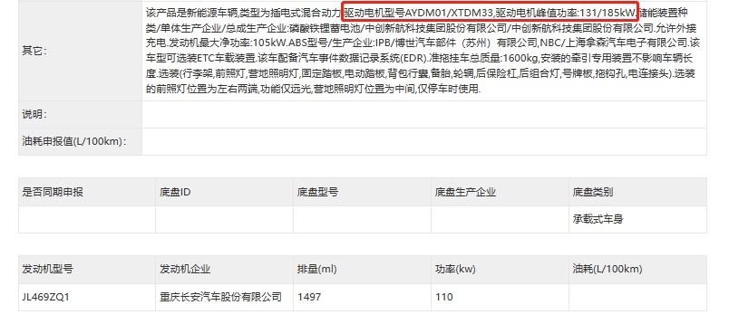 长得像有大梁？长安深蓝G318申报，硬派造型配1.5T增程
