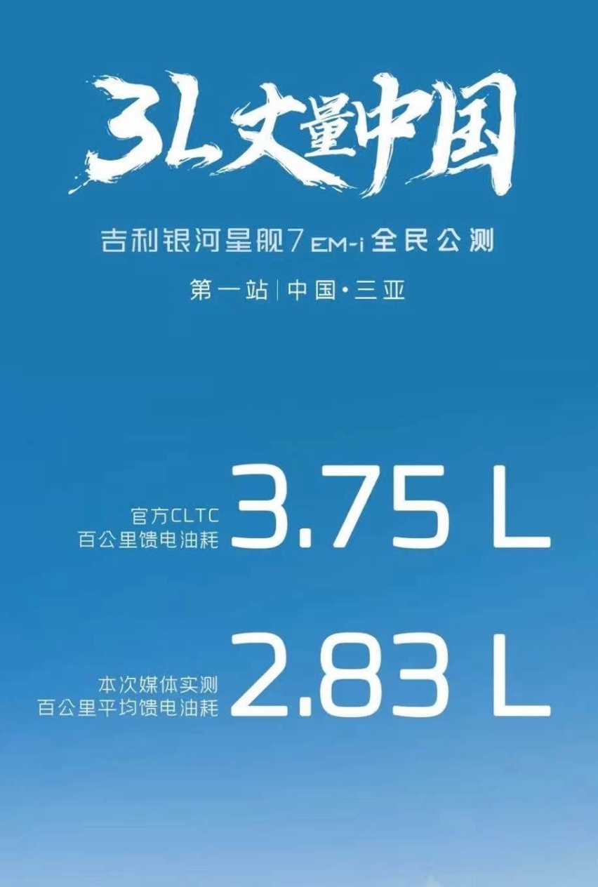 油耗低至2.83L，星舰7EM- i重塑紧凑级SUV市场格局