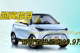 国产微型车敢卖99.9万，背后有何“猫腻”？