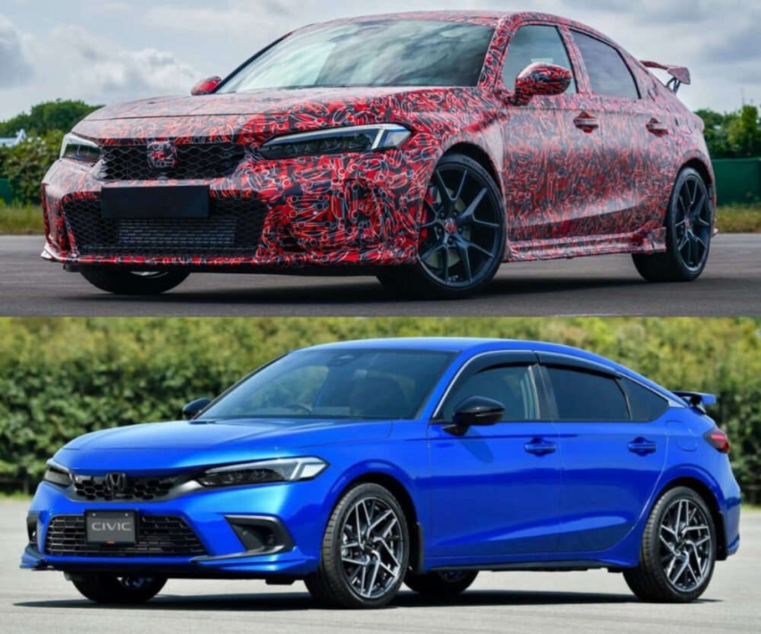 最后一款汽油引擎车？新款思域Type R伪装车曝光，预计2022年亮相