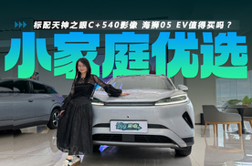 标配天神之眼C+540影像 续航430km 海狮05 EV入门版值得买吗？