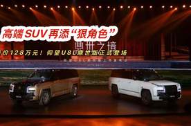 SUV再添“狠角色”！售价128万元！仰望U8L鼎世版正式登场