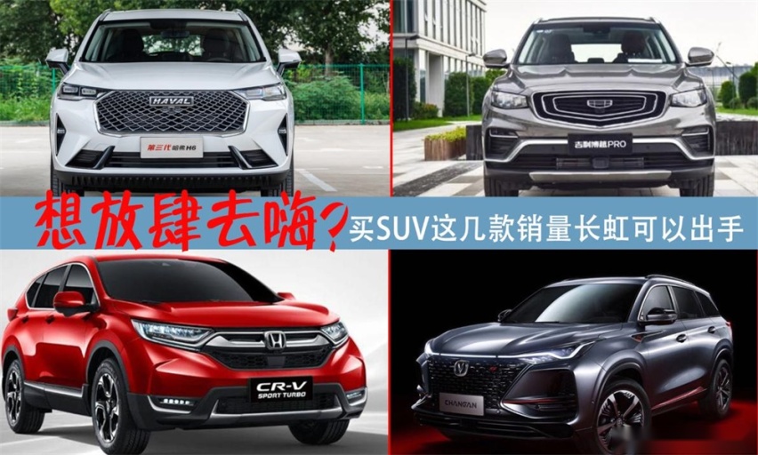 想放肆去嗨？买SUV这几款销量长虹可以出手
