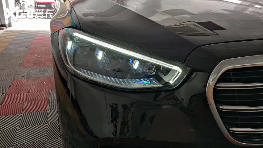 21款22款23款奔驰s400l s450l升级流星雨数字大灯