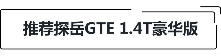 补贴后售价24.98万元起，探岳GTE直接买入门版