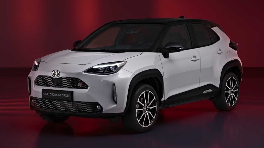 搭载三缸混动系统 欧版丰田Yaris Cross GR Sport官图