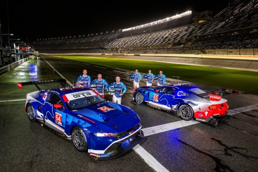 福特Mustang GT3、GT4赛车首站竞逐迪通拿耐力赛