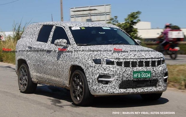 【新车资讯】#Jeep全新七座SUV最新谍照#