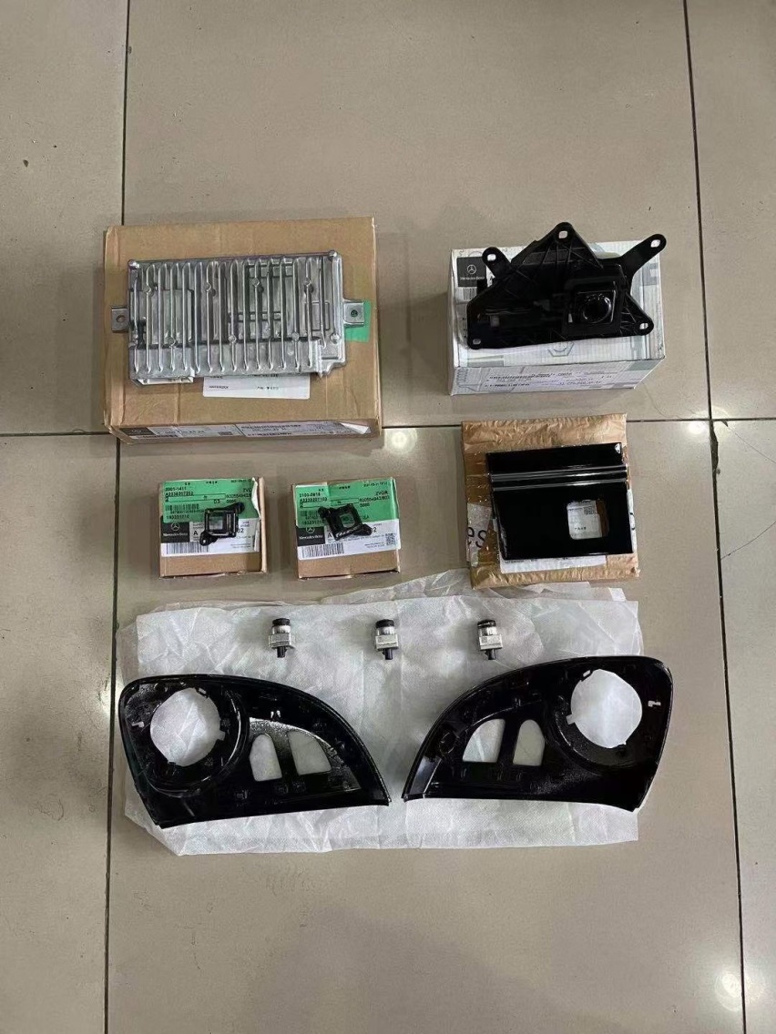 22款奔驰S400升级原厂通风座椅 环视全景360影像 主动氛围灯施工