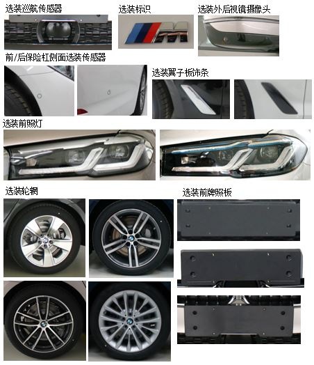 两种外观套件，全系2.0T，新款华晨宝马5系申报图曝光
