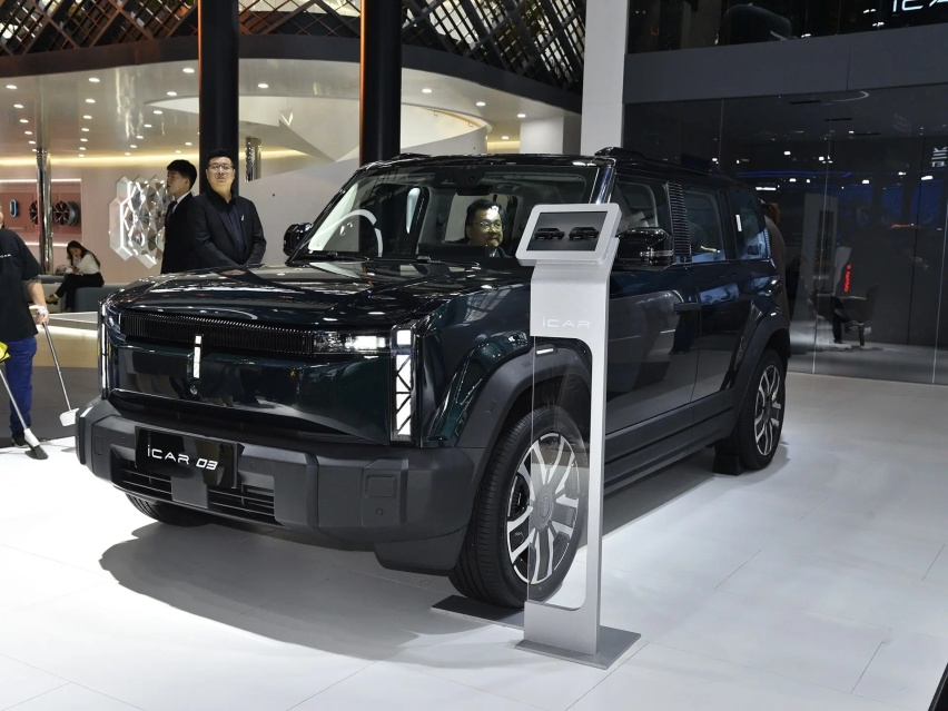 奇瑞新能源iCAR 03公布预售价格 14万起 有四驱