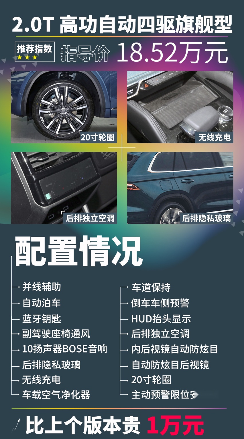 吉利星越L上市！买15万这款才超值