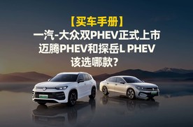 【买车手册】迈腾PHEV和探岳L PHEV该选哪款？