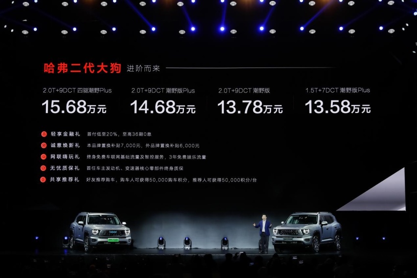 “狗品类”迎来首款新能源SUV，二代大狗开启3.0轻越野时代！