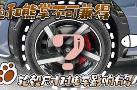 鱼和熊掌不可兼得 轮毂尺寸对电车影响有多大？