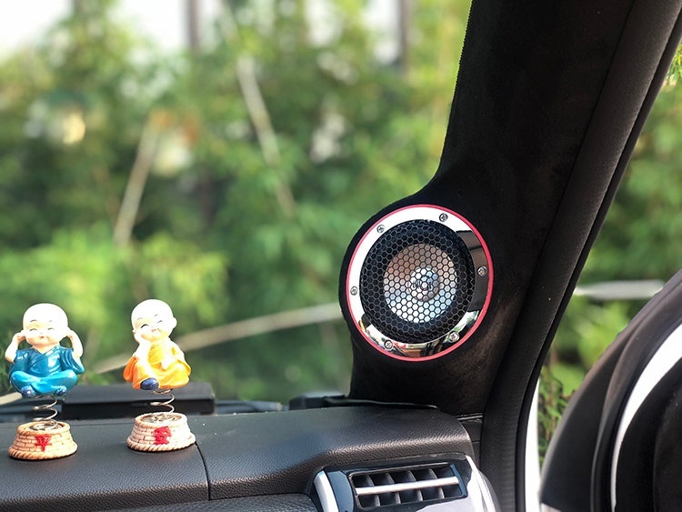 长安欧尚X70汽车音响专业改装低音A住三分频，济南慧声门店