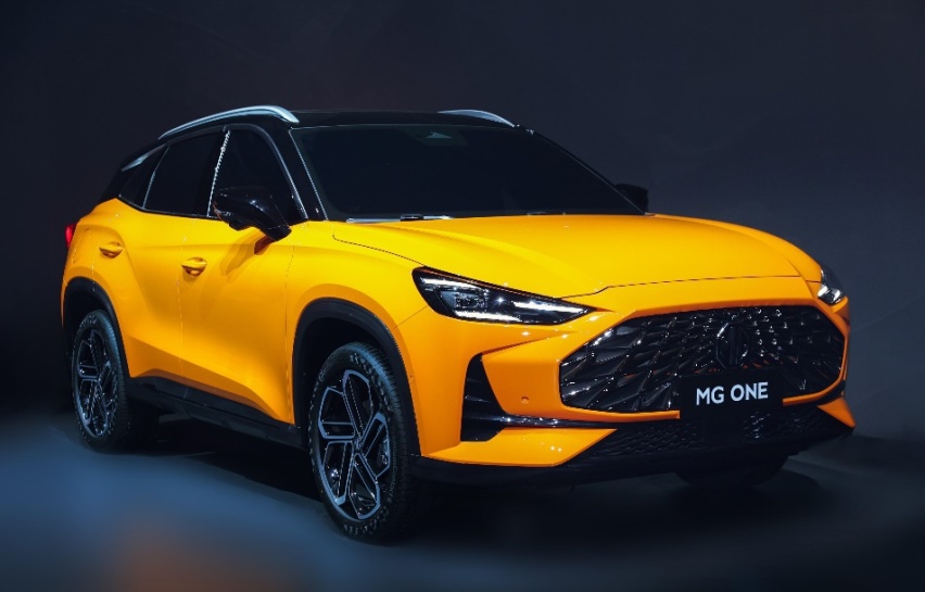 数智重构新物种MG ONE实车亮相，定位智潮科技SUV