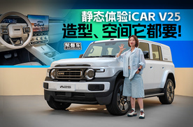 《帮看车》造型、空间它都要！静态体验iCAR V25