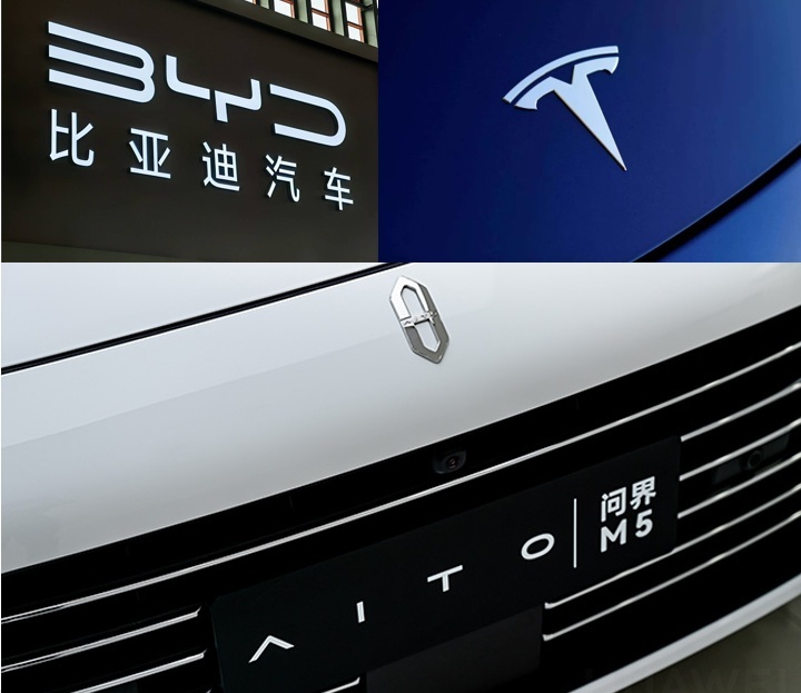 汽车行业的“BAT”？AITO问界与比亚迪之间，隔着5个蔚小理