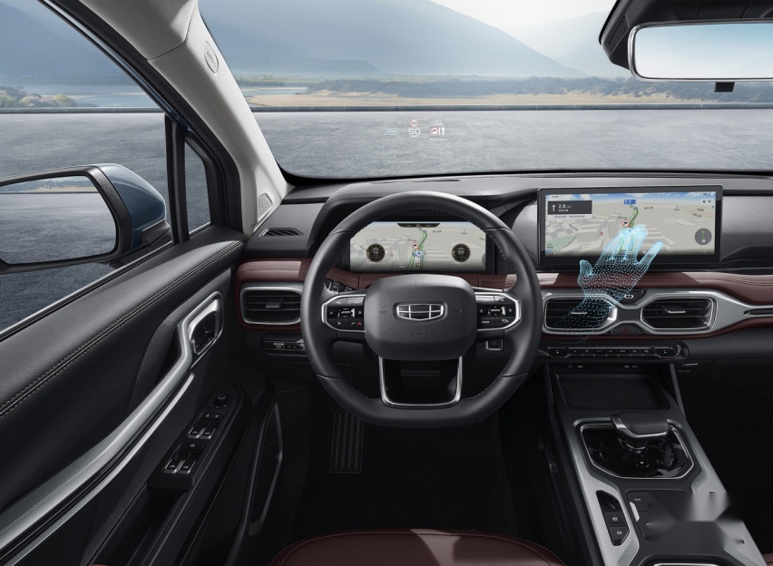 吉利新款豪越上市售价10.36-13.96万元 定位中型SUV，提供7座版本