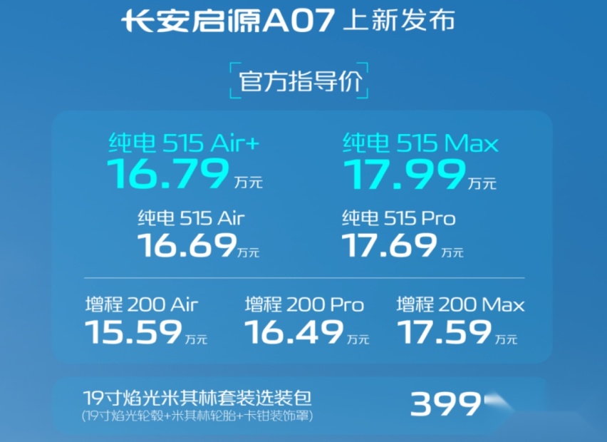 持续扩展新能源布局，长安启源Q05上市/A07上新