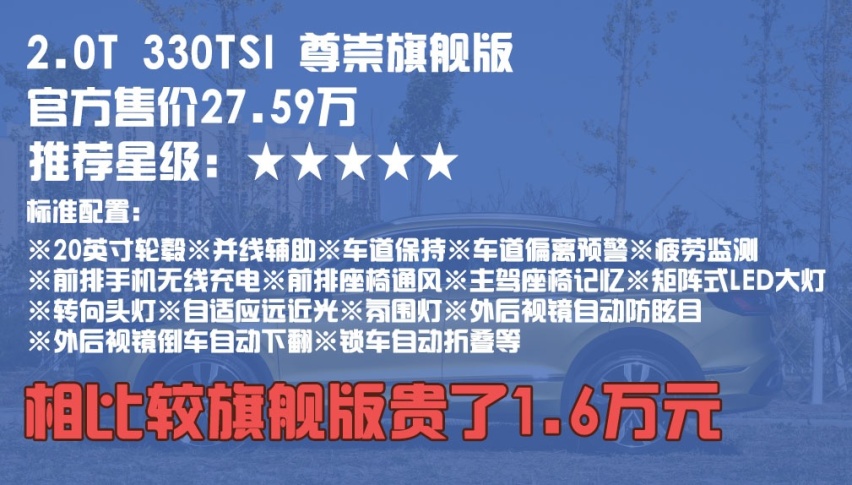 30万元级轿跑SUV新选择，途观X哪款配置更值得入手？