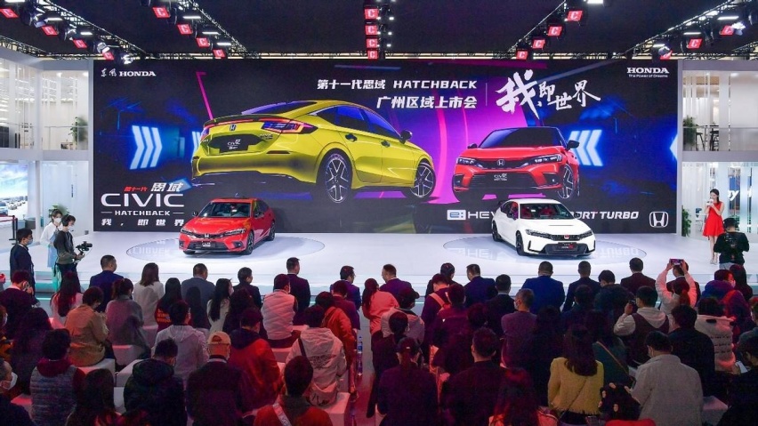 东风Honda全产品矩阵亮相广州车展 思域HATCHBACK广州区域正