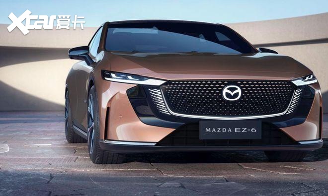 长安马自达首款新能源MAZDA EZ-6下线 提供纯电/增程可选