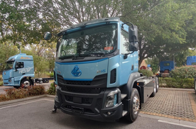 自重8.9T节能15%，乘龙H5超轻版纯电牵引一年多赚36000元