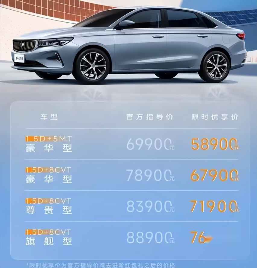 降到5万多了，卖了上百万台，这款国产轿车要卷死合资？