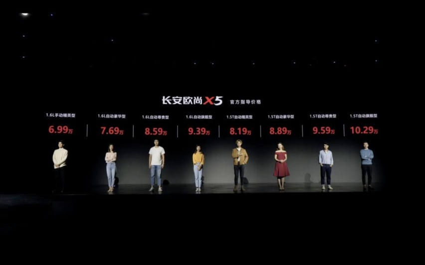 年度最值得期待的爆款车，欧尚X5上市，6.99万起售各种标配