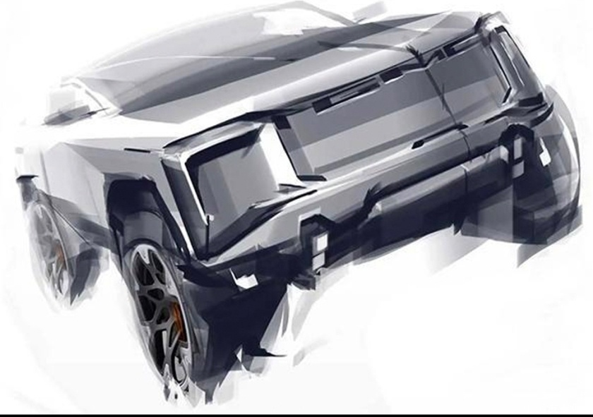 超强气场！GMC SIERRA EV Denali预告图流出，将于10