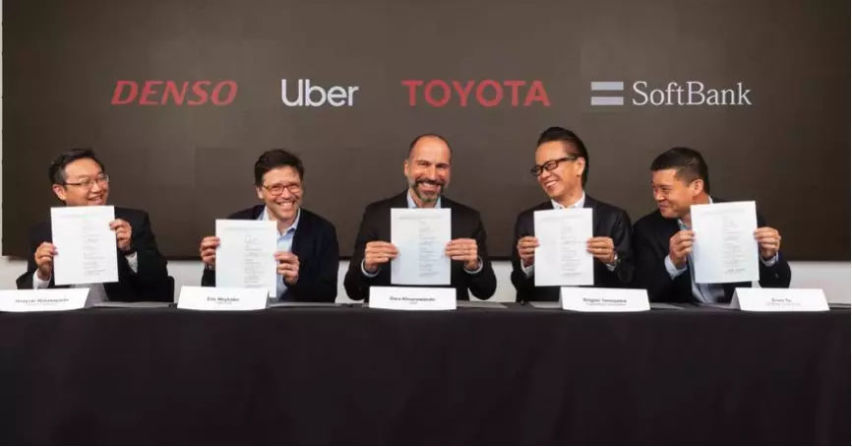 Uber自动驾驶获软银、丰田、电装10亿美元投资