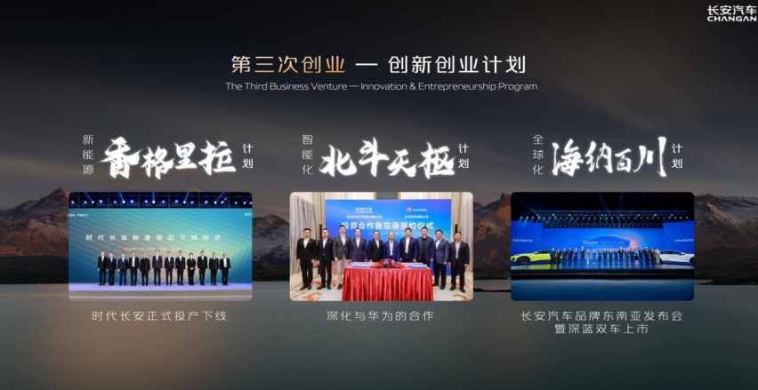 三箭齐发！长安汽车一盘大旗显雏形