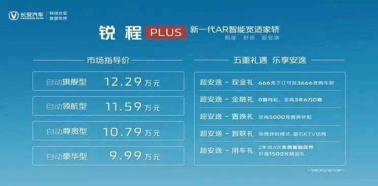 增量更大号选择，锐程PLUS