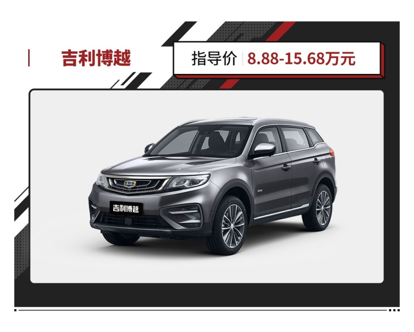 10万级SUV中 这5款堪称国产最强！