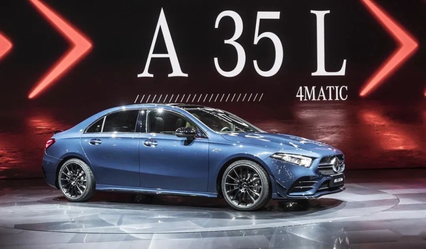 两厢进口AMG A35来了，小钢炮的外形，只是这价格..
